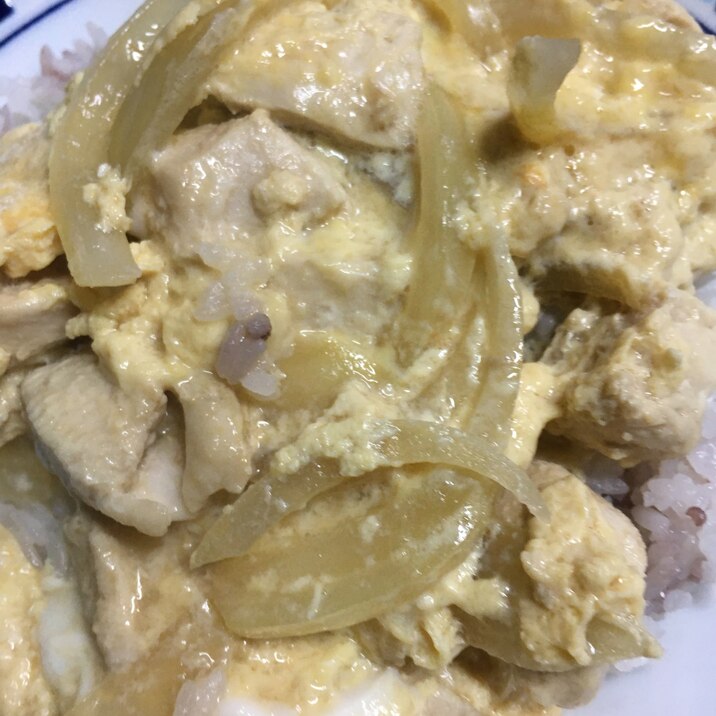 鶏むね肉の親子丼